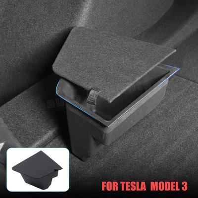 Cutie de depozitare organizator portbagaj auto TPE Pentru accesorii Tesla Model 3 Containere de depozitare laterale Pungi de depozitare laterale 2018 -