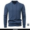 2025 Moderní Henley Polo Pánské Jednobarevné Dlouhý Rukáv Módní Střih Luxusní Business Společenské Prémiové Polokošile Pánské