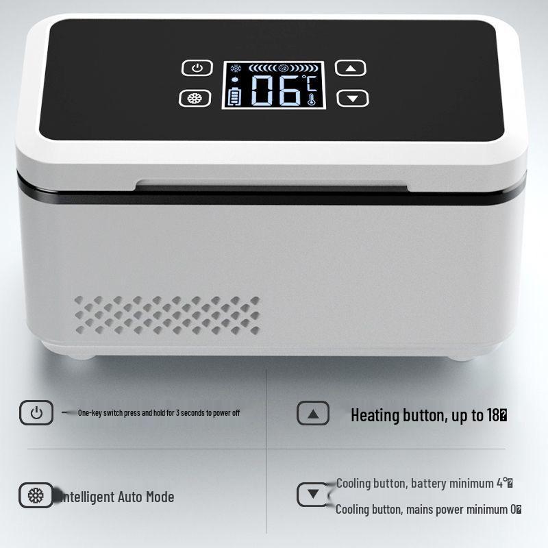 Přenosná mini lednička pro skladování inzulínu a hormonů - Konstantní teplota & Nabíjecí