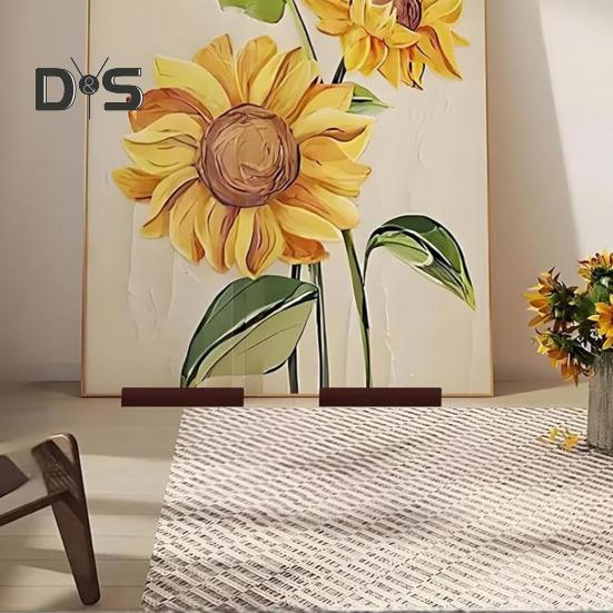 Full Length Mirror Base Sturdy Construction High Stability Universal Anti-Slip Floor Standing Mirror Stand
