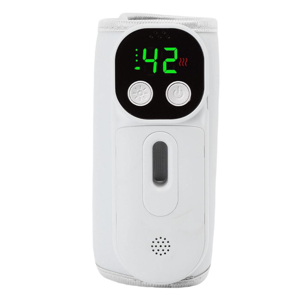 Milk Bottle Warmer Cordless LED Display Fast Heating Accurate Temp Control Breastmilk Warmer with Night Light Window