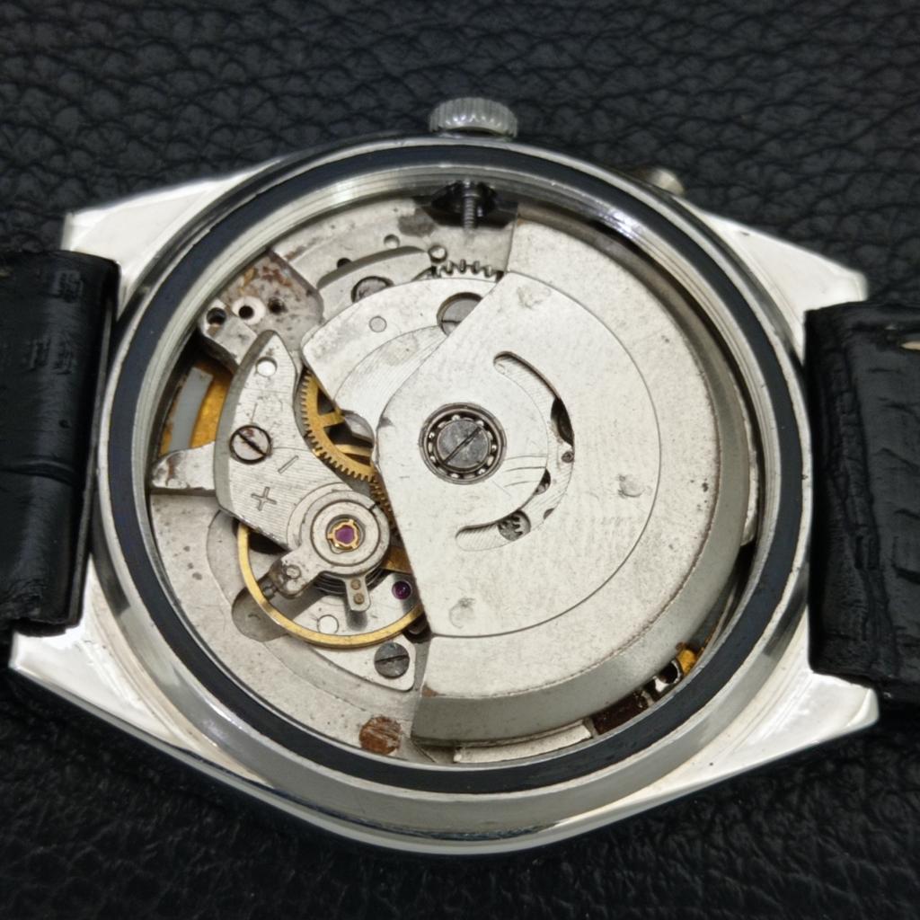 VINTAGE RICOH R31 AUTOMATIC JAPAN MENS BLACK COLOR DIAL WATCH a707937-1