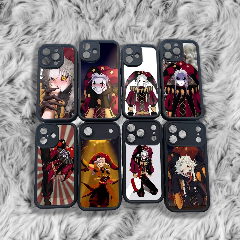 The F-Freak C-Circus P-Pierrot Phone Case For iPhone 17,16,15,14,13,12,11,Pro,Max,Plus,X,XS,SE4,E,Mini Black Thickened Border