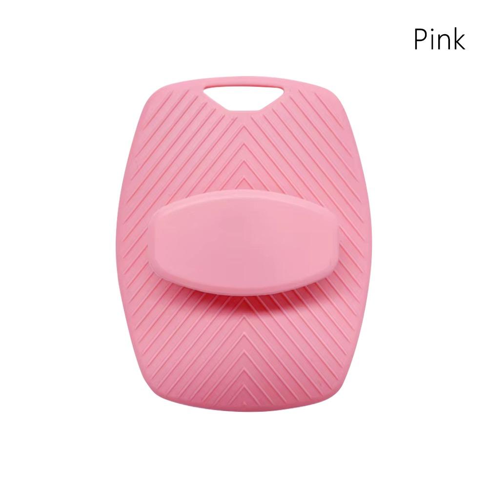1Pcs Durable Gentle Silicone Exfoliating Brush Soft Black Grey Massage Bath Brush Body Cleansing Scrubber Shower