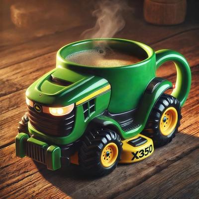 Funny Truck Coffee Cup Mug Handcrafted Durable Semi-trailer Shaped Ceramic Decorations for Men Women Truck Driver Gifts