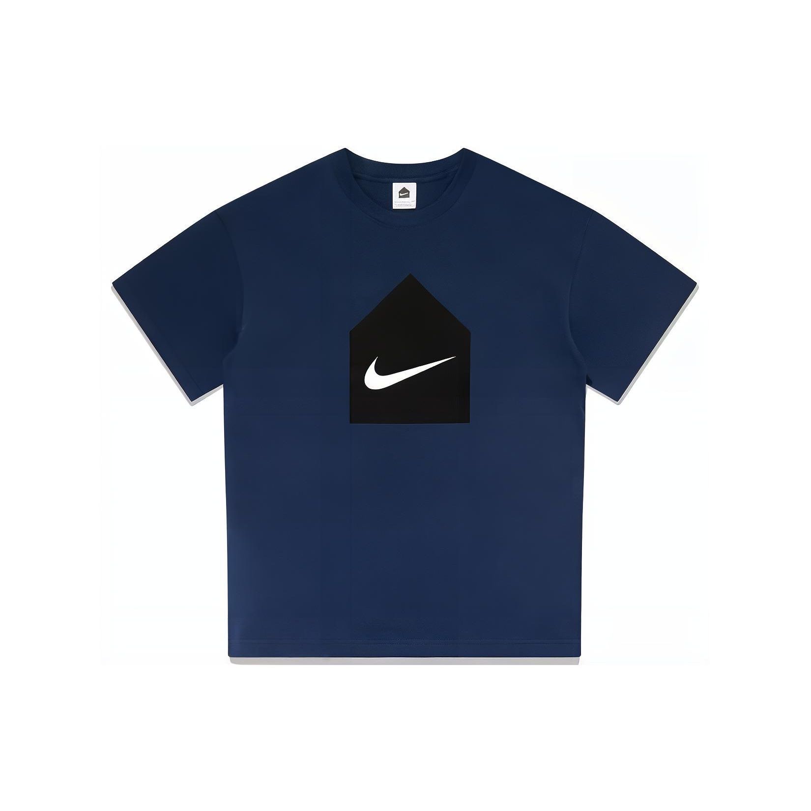

Nike X DSM Joint Logo Short Sleeve T-Shirt FW23 Unisex Tops Navy-Blue DJ2763-419