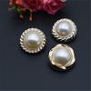 Button Button Plastic Gold Round Coat Top Women'S Shirt Jacket Sweater Accessories