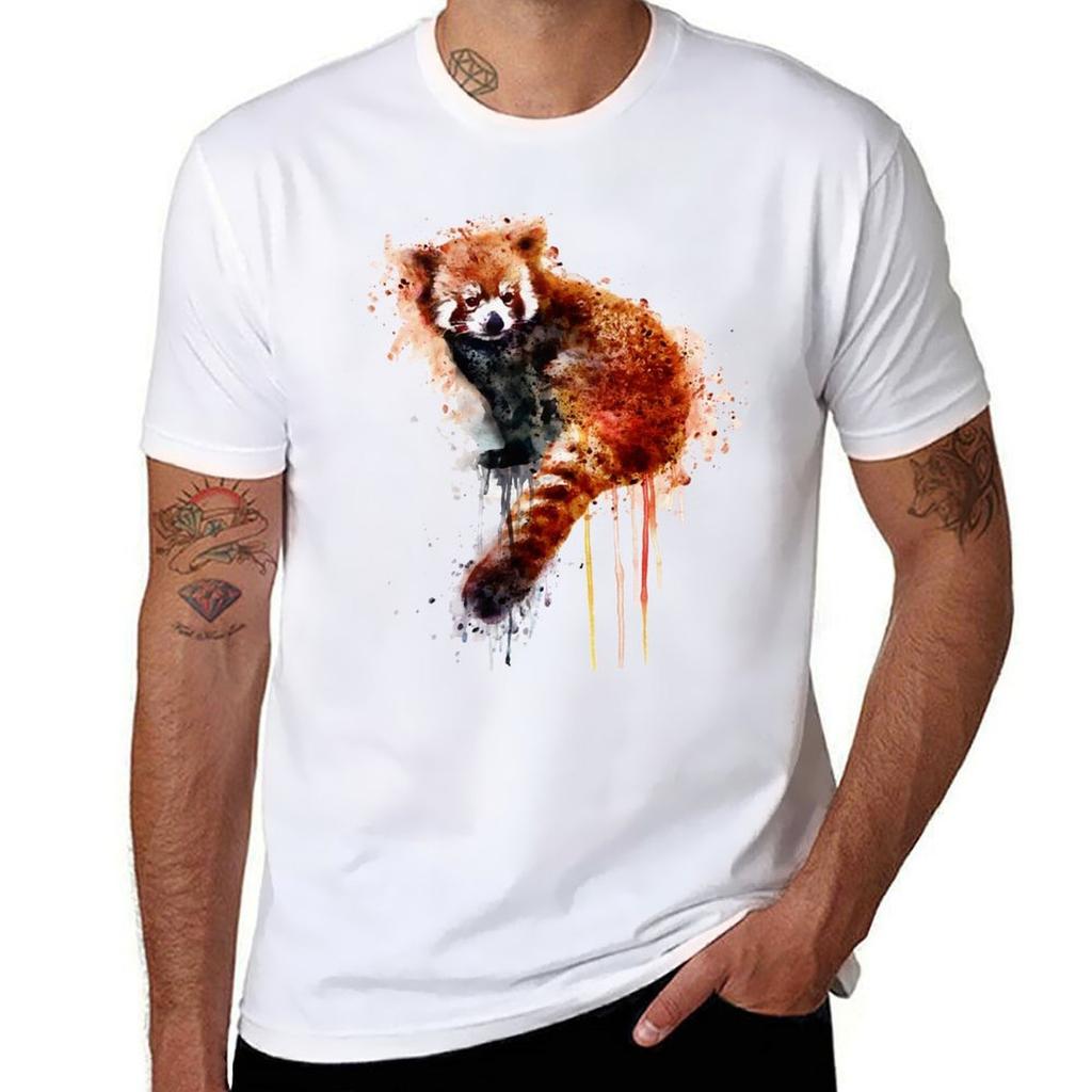 Red Panda Tshirt Holiday All Match Tshirt
