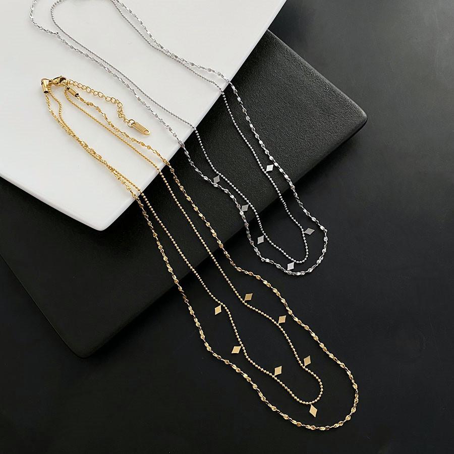 2023 New Women's Titanium Steel Yuxi Necklace - Versatile European & American Design, Light Luxury Clavicle Chain