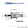 High-Temperature Resistant Aluminum Alloy Fuel Check Valve for Gasoline & Diesel (6/8/10/12 mm)