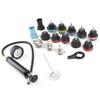 18pcs Water Tank Leak Detector Car Cooling System Tester Kit