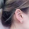 Set da 3 Pezzi Moda Classica Punk Rock Borchie Punte Coniche Acciaio Inossidabile 316L Orecchini a Lobo Uomo Donna Piercing Gioielli per il Corpo