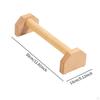 2 Pack Wooden Parallel Push-Up Stands, Non-Slip Fitness Sports Workout Gym Stands