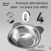 Pet Products Stainless Steel Pet Bowl Slanted Anti Cervical Spondylosis Dual Use Feeder for Cats and Dogs MW05