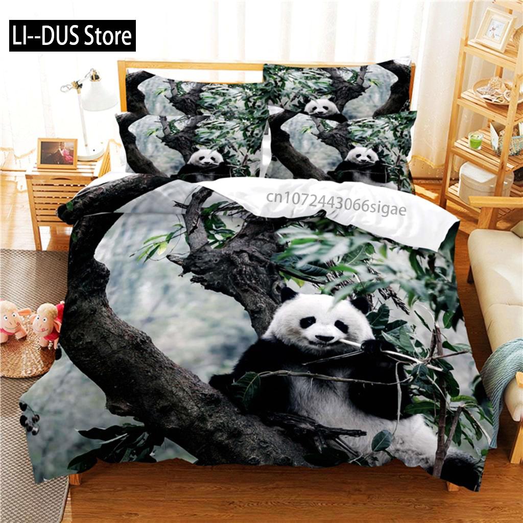 National Treasure Panda Bedding Set Duvet Cover Set 3d Bedding Digital Printing Queen Size Bedding Set Fashion Design