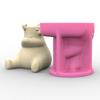 Silicone Mould Bear Shaped Holder Mold Creative Epoxy Resin Casting Mould Decors