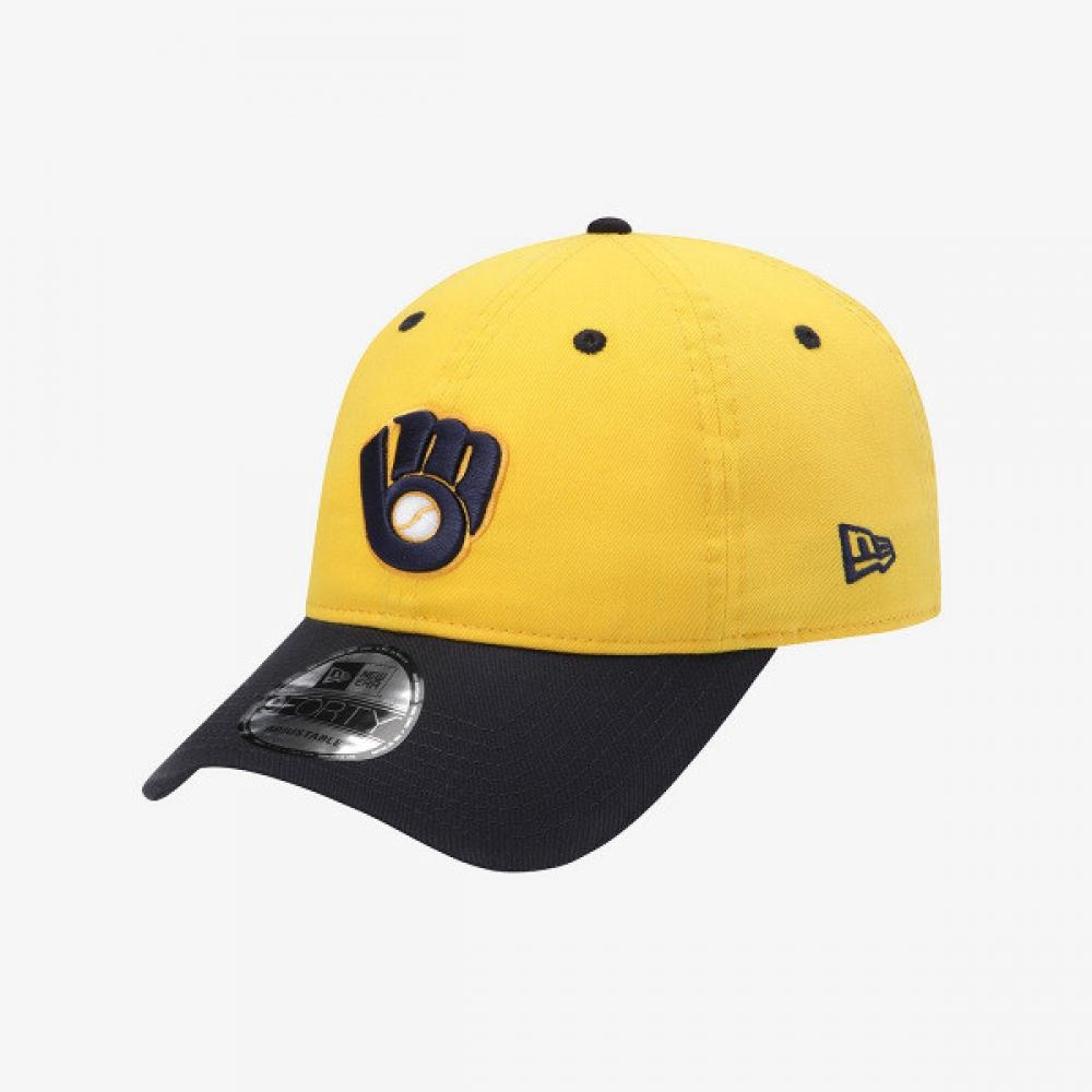 

New Era Milwaukee Brewers Unstructured Ballcap Yellow 15131663 yellow/OSFM