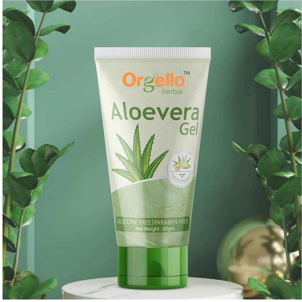 @ Orgello Herbal Aloe Vera Gel For Face And Hair 60g F918 Zr-1918-60%Off