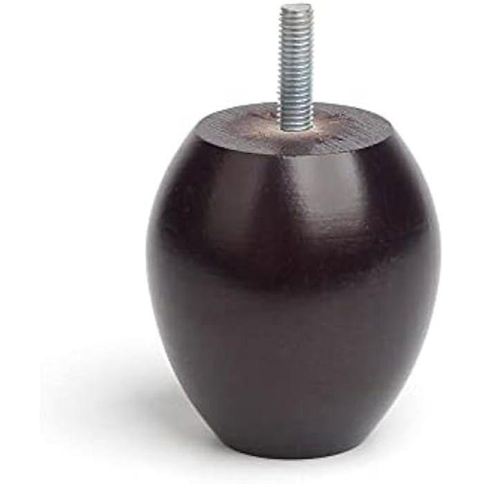 Pied de meuble - HL Fittings - Hêtre - Ovale - D70 L70