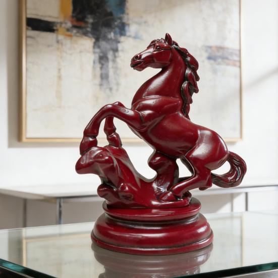 Feng Shui soška koně 2026 rok koně dřevěná figurka pro prosperitu, úspěch, pozitivní energii, dekorace kancelářského stolu, bohatství, štěstí, ozdoba zvěrokruhu