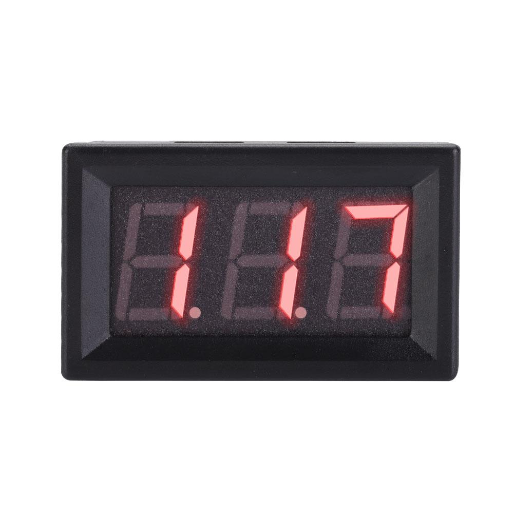 1pc LED Digit Display Panel Temperature Meter Thermometer 12V with Probe (Red)