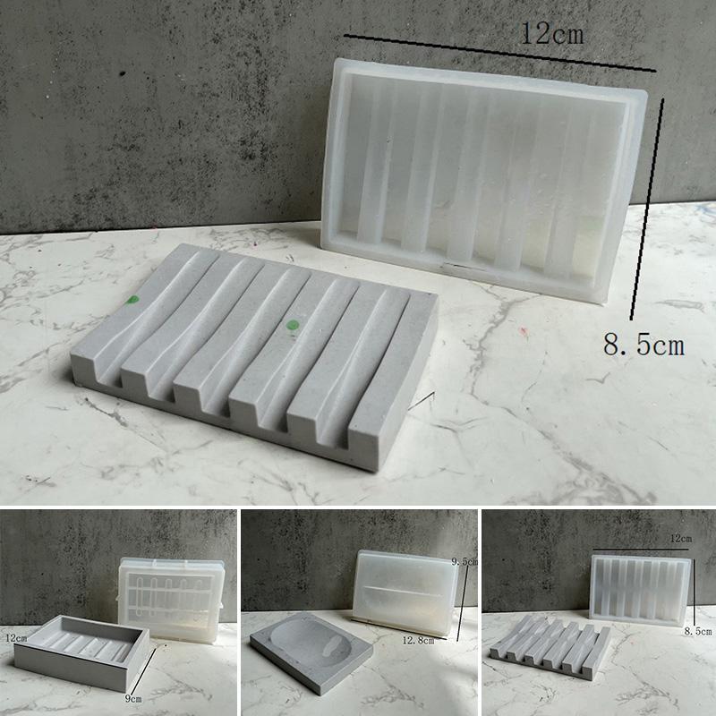 

1 шт., мыльница, мыльница, лоток для хранения мыльницы, бетонная форма, силиконовая форма, форма для эпоксидной смолы, пластина A