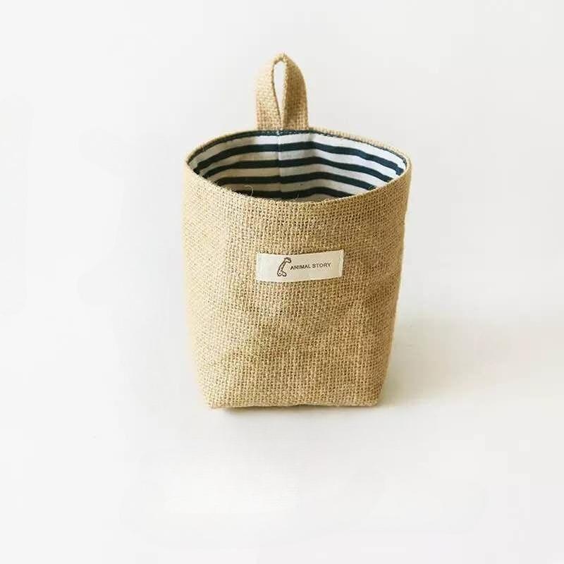 

1PC Multifunctional Wall-mounted Cotton and Linen Storage Bags - Easily Organize and Classify Furniture
