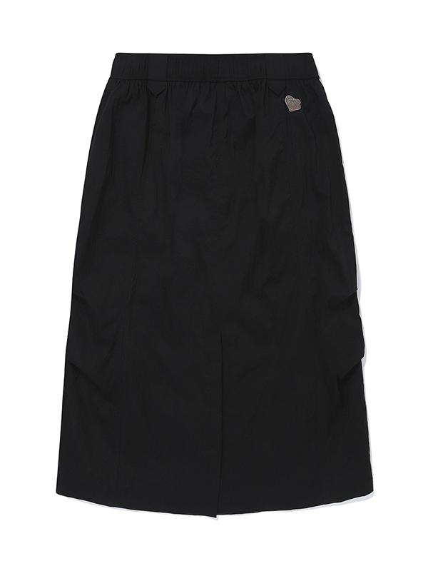 BBC EARTH W String Parachute Skirt_Black