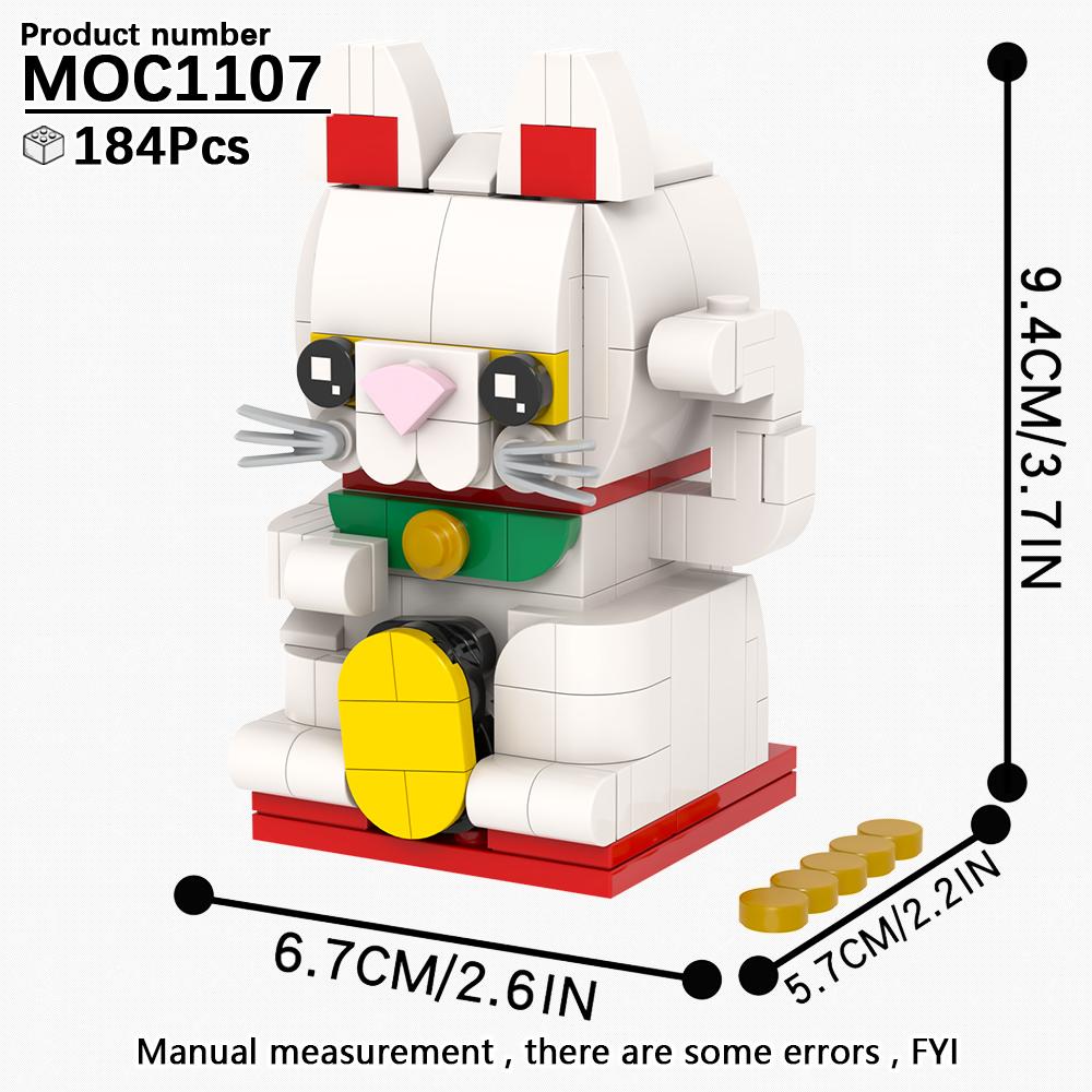 MOOXI Animal Series MOC Brick Panda Tiger Cat BrickHeaded Ser Model Adultes Building Block Kids Education Toys For Children Gift