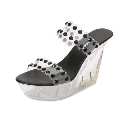 1101 Serie 10 cm Absatz 4 cm Plattform Strass Frau Nachtclub Heels Mode Kristall Laufsteg Pole Dance Schuhe LFD