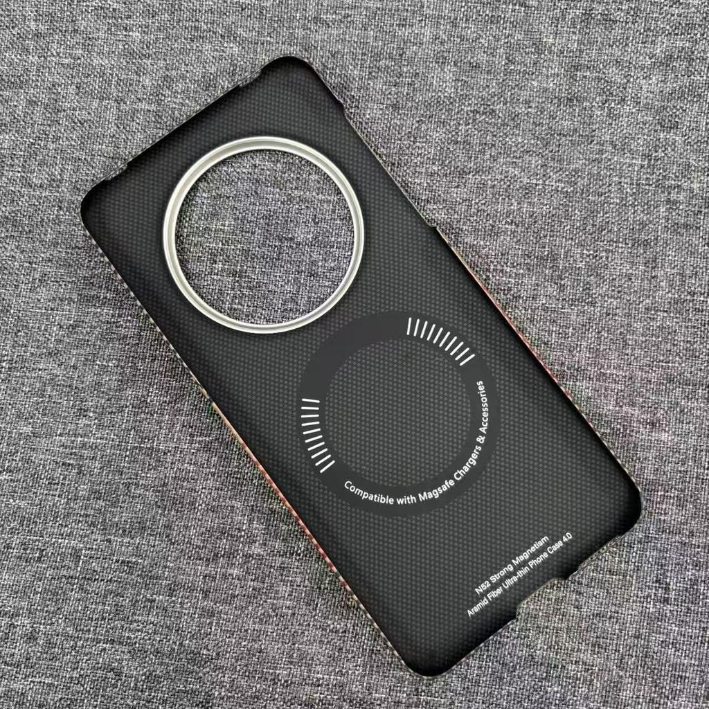 For Magsafe Magnetic Case for Huawei Mate 70 Pro Max Real Aramid Carbon Fiber Cover for Huawei Mate70 Pro+ Max Carbon Case