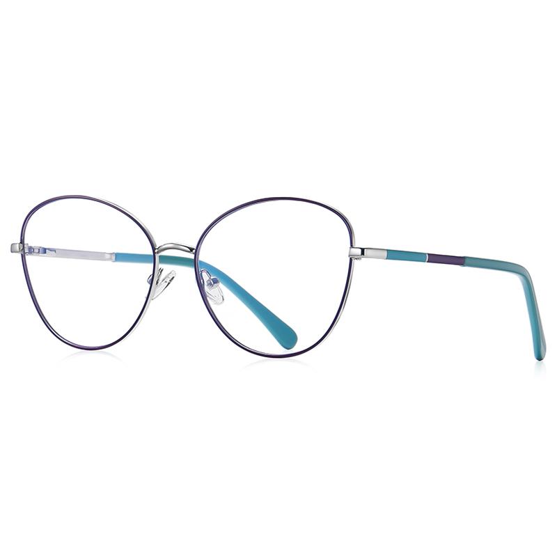 

Blue Light Blocking Oval Nearsighted Glasses For Women Fashion Computer Shortsighted Prescription Eyeglasses 0 -0.5 -0.75 To -4 0