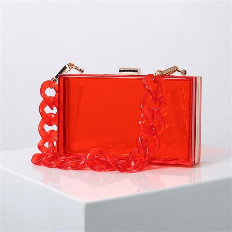 Stylish Transparent Box for Formal Occasions Fashionable and Durable Evening Bag Perfect for Parties and Weddings