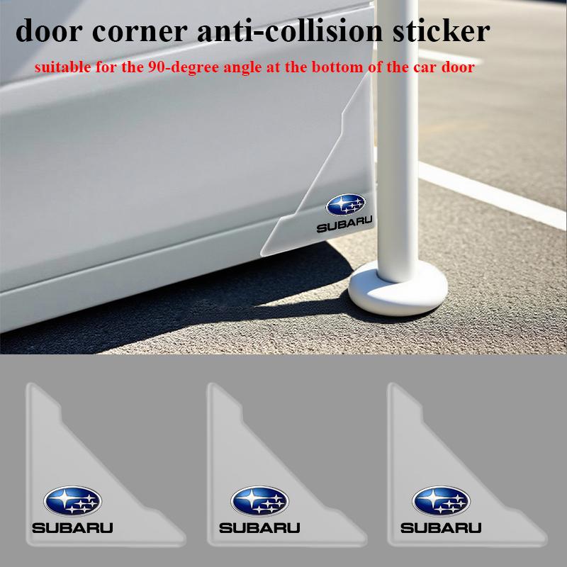 Anti-collision and anti-scratch stickers for car door corners For Subaru Forester impreza Outback Legacy Tribecacar WRC XV Car Z14