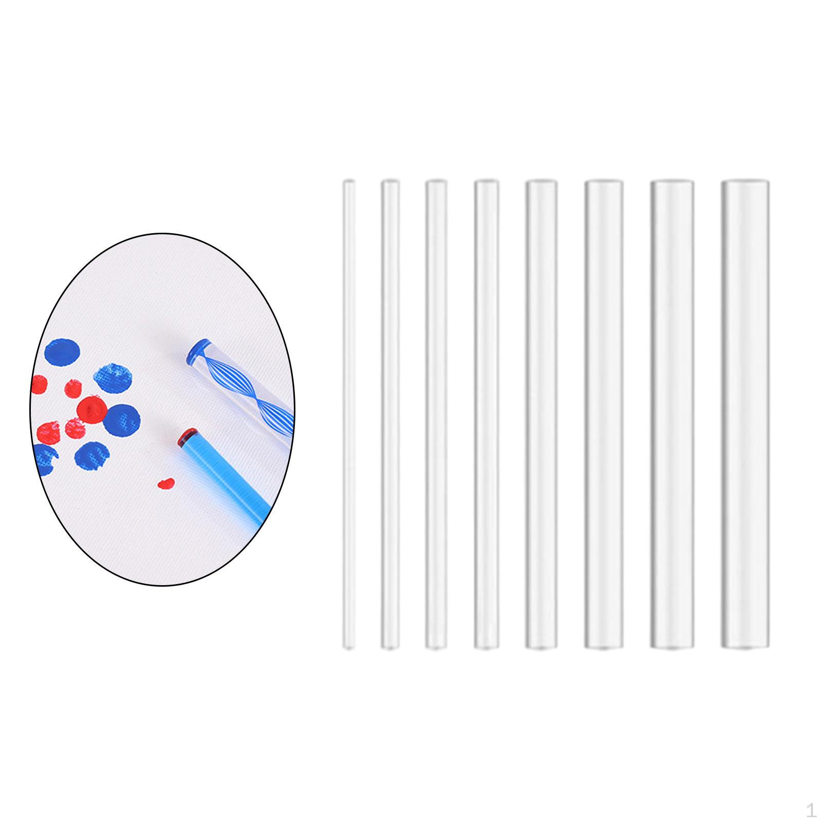 

8 акриловых стержней для рисования мандалы и инструментов для рукоделия Clear