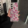 Love Heart Phone Case For Samsung Galaxy A16 A34 A35 A15 A55 A54 5G S25 S24 S23 Ultra S22 FE S21 Plus Shockproof Feather Cover