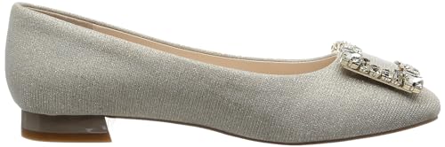 JILL STUART SHOE Women's Jewel Buckle Motif Cutter Pumps, Size 6519 PT, Size E, 23.0 cm