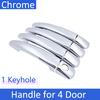for Citroen C3 SC 2010 2011 2012 2013 2014 2015 2016 Chrome Door Handle Cover Car Accessories Stickers Rustproof Catch Retrofit
