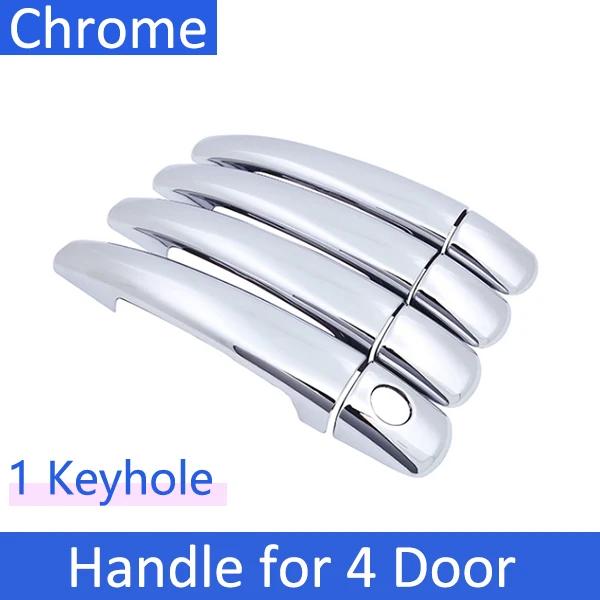 for Citroen C3 SC 2010 2011 2012 2013 2014 2015 2016 Chrome Door Handle Cover Car Accessories Stickers Rustproof Catch Retrofit
