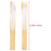 Good-4Pcs Bamboo Folding Hand Fan For Burlesque Music Festival Women Men Rainbow Pride