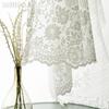 1PC 10-20% Light Blocking Transparent Lace Floral Wave Bottom Curtain for Living Room Bedroom Balcony Home Decor LOZUJOJU
