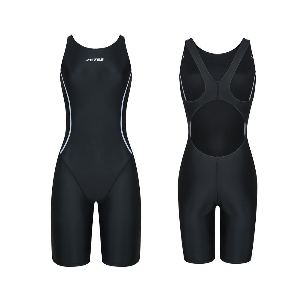 Jeteseu Women'S X-Back Full-Length Indoor Swimwear L_4A255