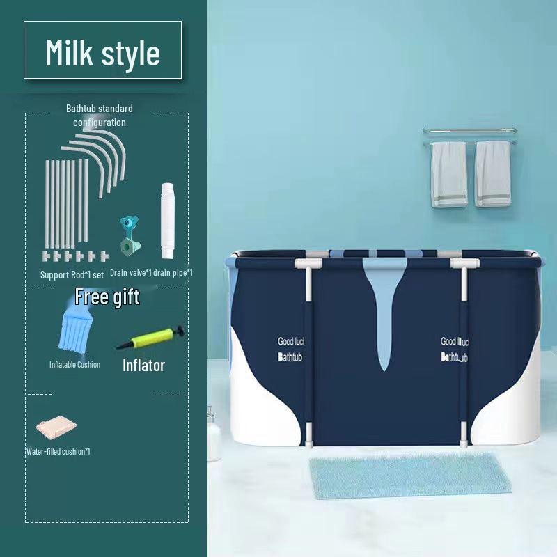 Portable Foldable Bathtub: Adult & Child Indoor Bath Basin