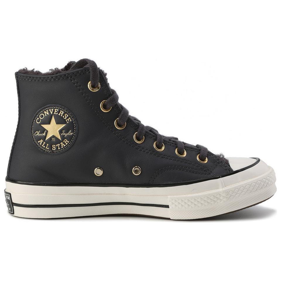 Converse 1970s Comfortable Versatile Warm Non-Slip High-Top Skate Shoes Unisex Sneakers Black A12444C