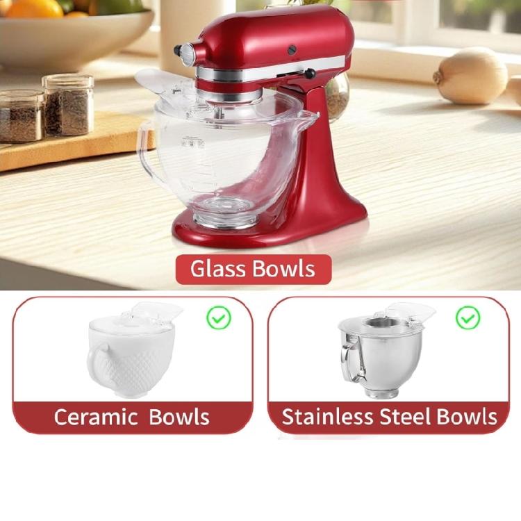 Splash Guard Replacement For 3.5 Quart Bowl Lift Stand Mixer With Pouring Shield Removable Pouring Accessories