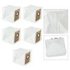 For LX16 Pro For SmarterHome Dust Bags Indoor Cleaning White Easy Installation Dust Bags 5 Pack Hygienic Cleaning