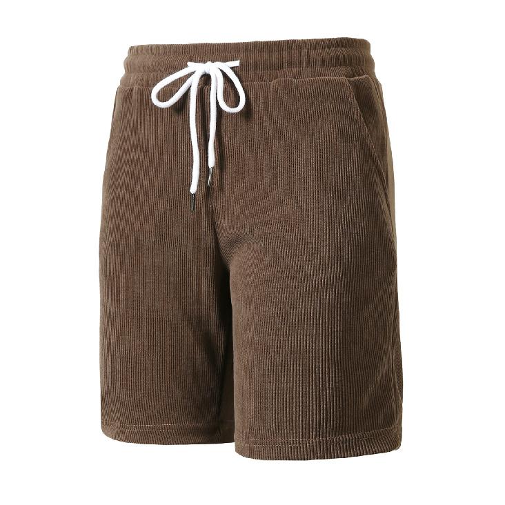 

Мужские летние спортивные и повседневные большие вельветовые пляжные шорты для мужчин XXL коричневый