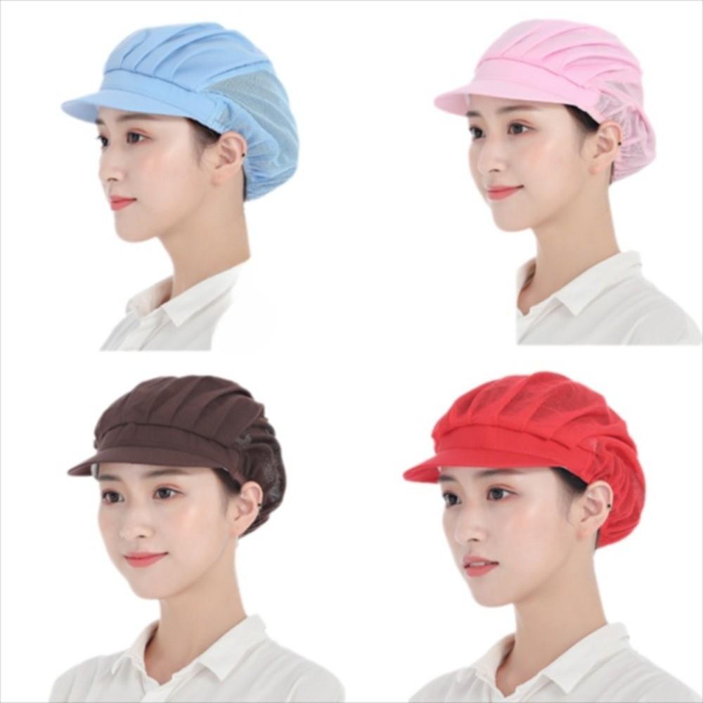 Hygienic Design Chef Hat Smoke-Proof Dustproof Feature Cooking Cap Hairfall Prevention Oil-Resistant Dust-Proof Net Cap