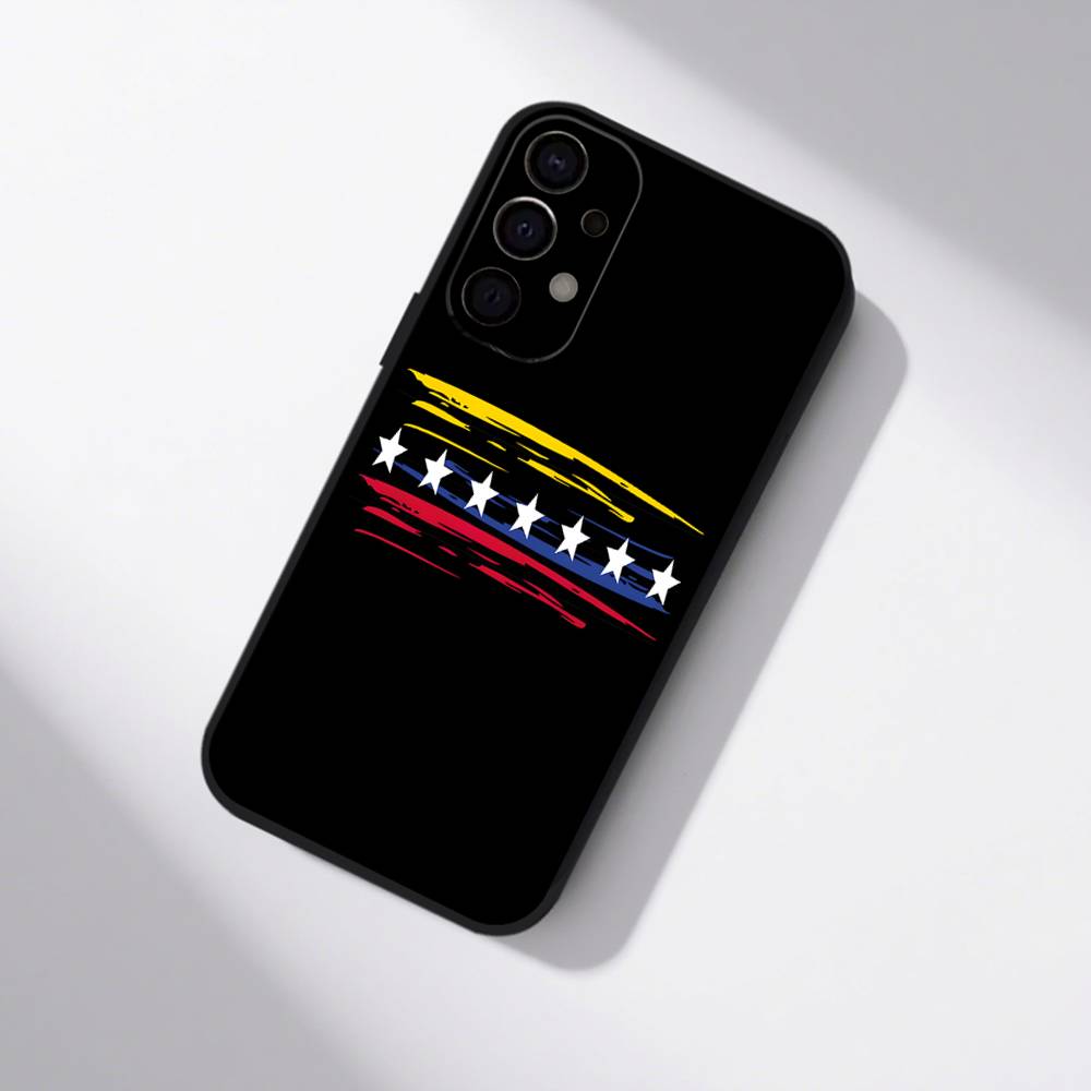 Flag OF The Venezuela Venezuelan Phone Case For Samsung S25,S24,S21,S22,S23,S30,Ultra,S20,Plus,Fe,Lite,5G Black Cover