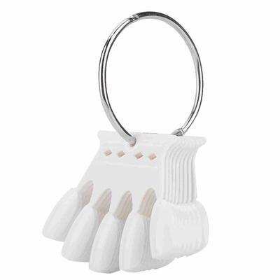 50 uds. Puntas de Práctica para Uñas Manicura Esmalte Color Gel Pantalla Herramienta para Mostrar Esmalte de Uñas 1#